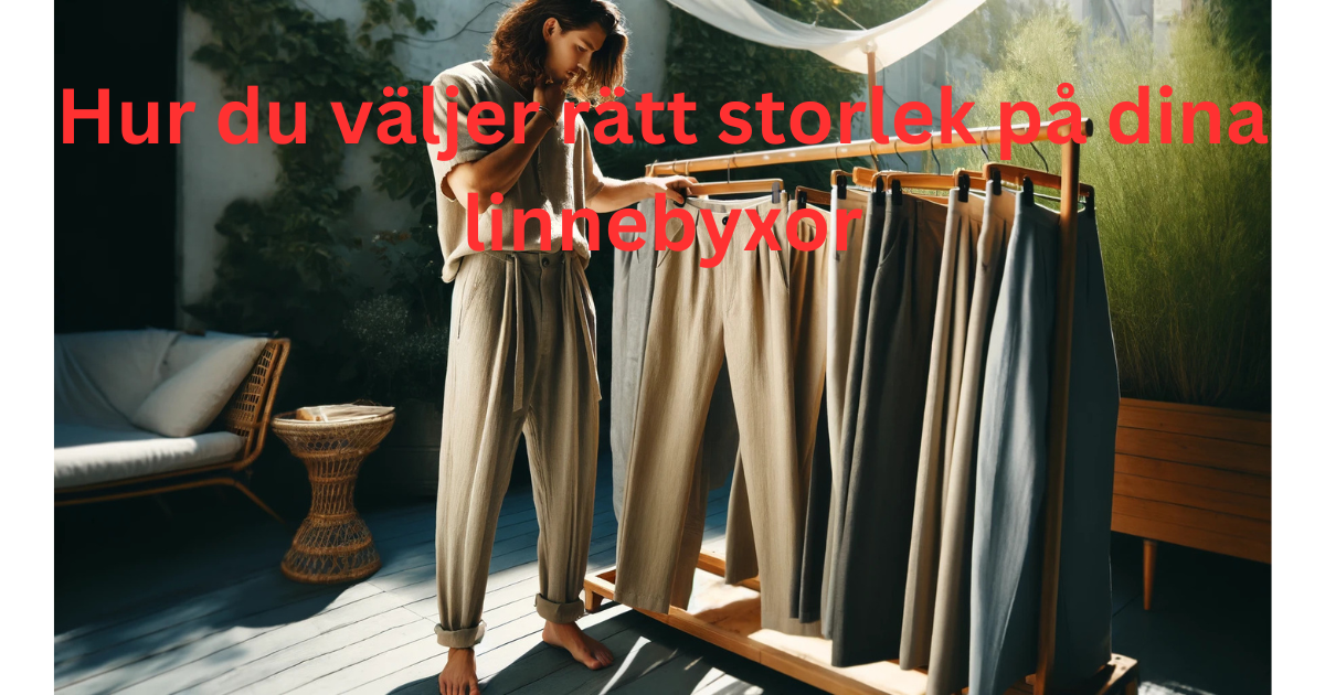 Hur du väljer rätt storlek på dina linnebyxor